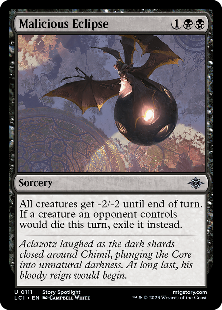 Malicious Eclipse [The Lost Caverns of Ixalan] | Magic Magpie