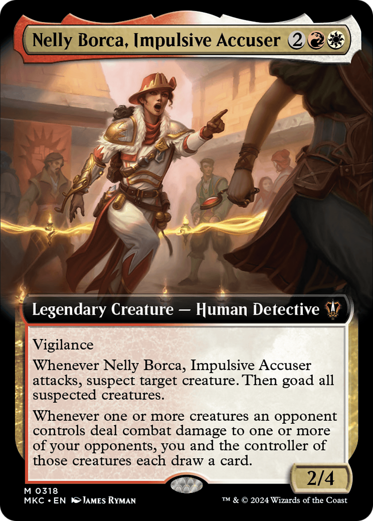 Nelly Borca, Impulsive Accuser (Extended Art) [Murders at Karlov Manor Commander] | Magic Magpie