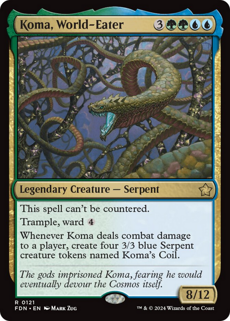 Koma, World-Eater [Foundations] | Magic Magpie