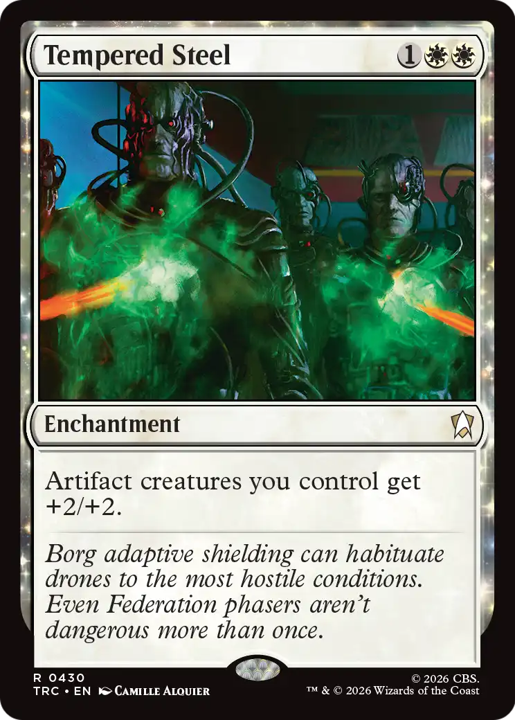 Tempered Steel (Surge Foil) [Star Trek Commander] | Magic Magpie