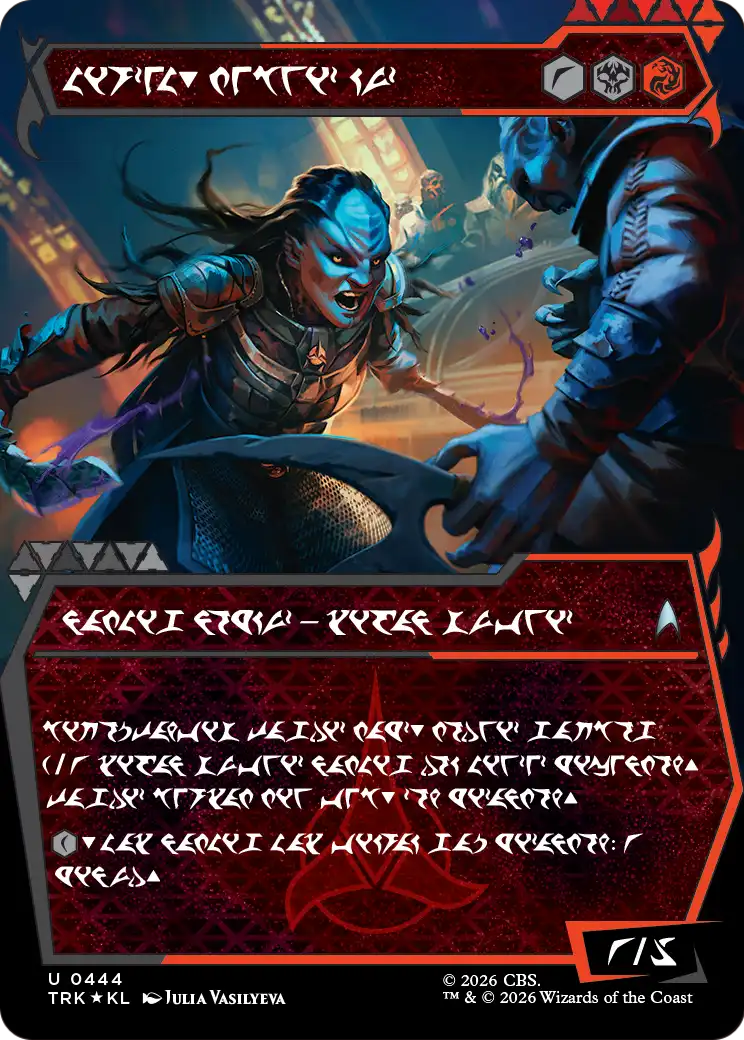 L'Rell, Fierce Visionary (Showcase) (Klingon) [Star Trek] | Magic Magpie