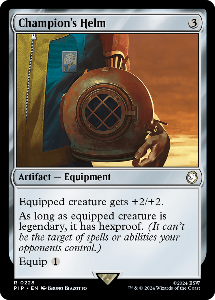 Champion's Helm [Fallout] | Magic Magpie