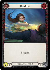 Head Jab (Blue) [U-WTR100] (Welcome to Rathe Unlimited)  Unlimited Rainbow Foil | Magic Magpie