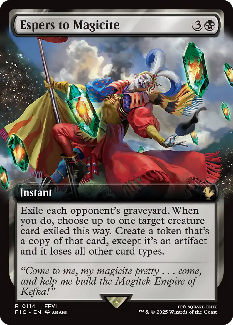 Espers to Magicite (Extended Art) [FINAL FANTASY Commander] | Magic Magpie