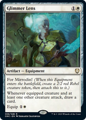 Glimmer Lens [Phyrexia: All Will Be One Commander] | Magic Magpie