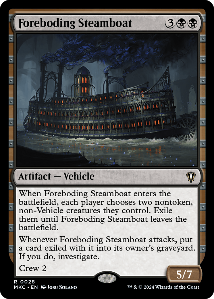 Foreboding Steamboat [Murders at Karlov Manor Commander] | Magic Magpie
