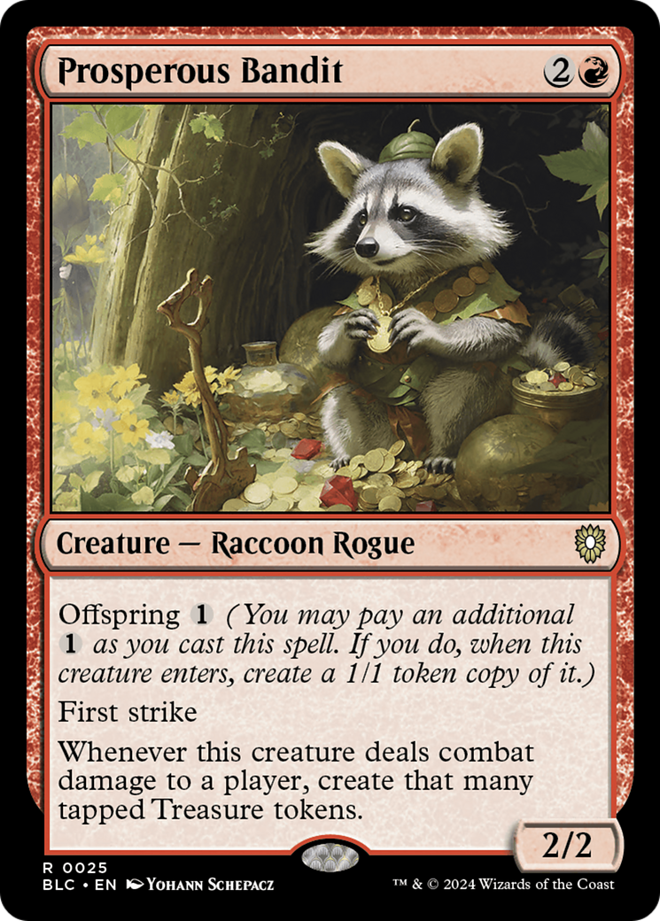 Prosperous Bandit [Bloomburrow Commander] | Magic Magpie