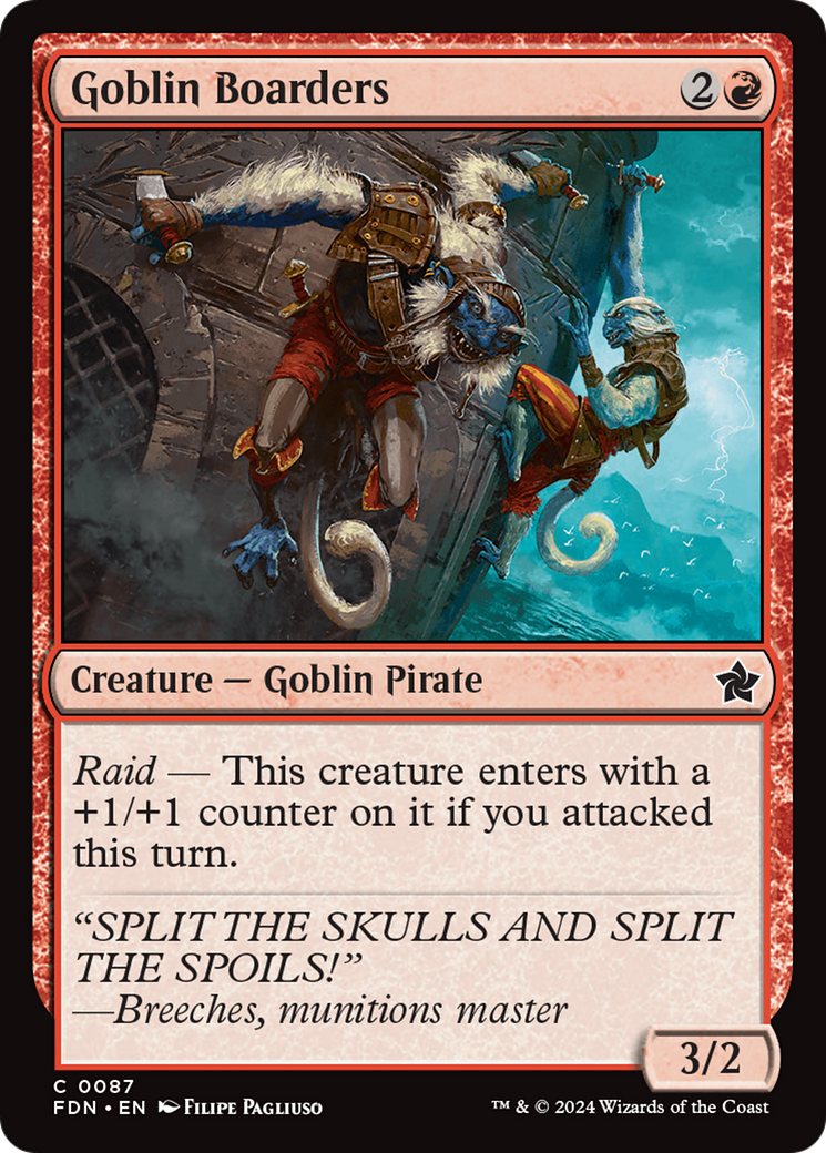 Goblin Boarders [Foundations] | Magic Magpie