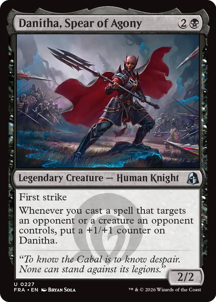 Danitha, Spear of Agony [Reality Fracture] | Magic Magpie