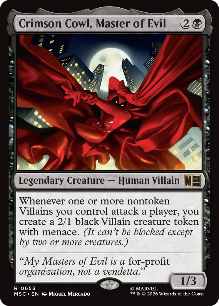 Crimson Cowl, Master of Evil [Marvel Super Heroes Commander] | Magic Magpie