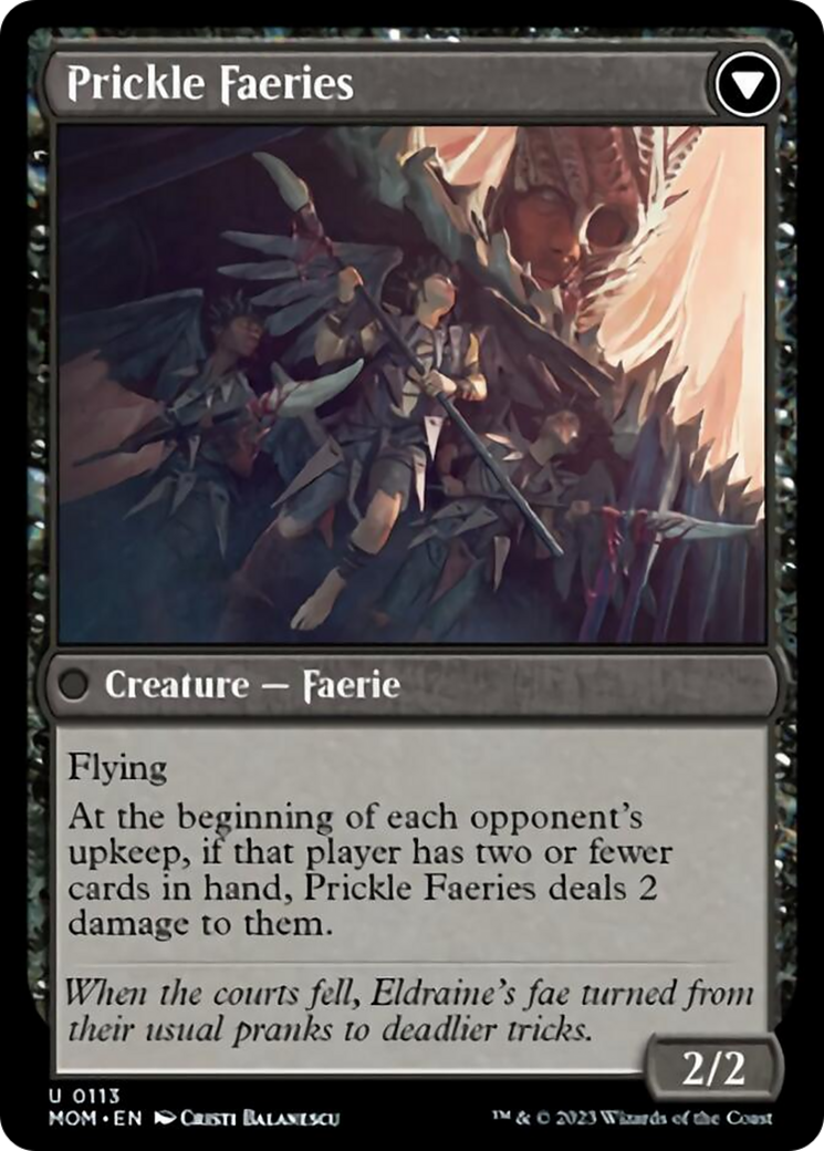 Invasion of Eldraine // Prickle Faeries [March of the Machine] | Magic Magpie