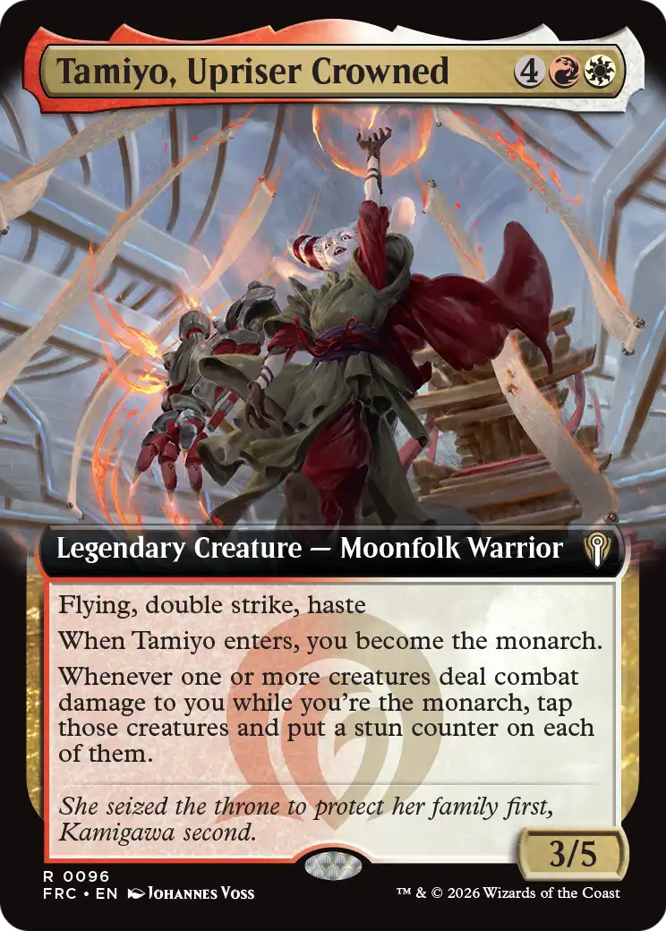 Tamiyo, Upriser Crowned (Extended Art) [Reality Fracture Commander] | Magic Magpie