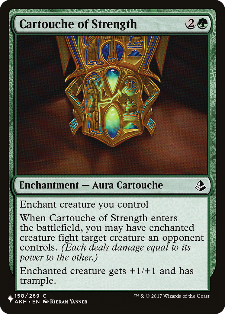 Cartouche of Strength [The List] | Magic Magpie