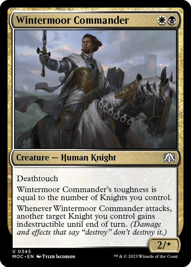 Wintermoor Commander [March of the Machine Commander] | Magic Magpie