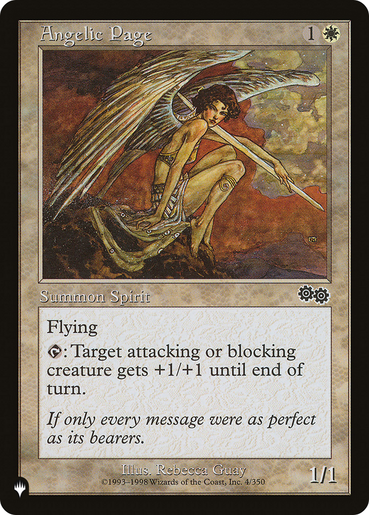 Angelic Page [The List Reprints] | Magic Magpie