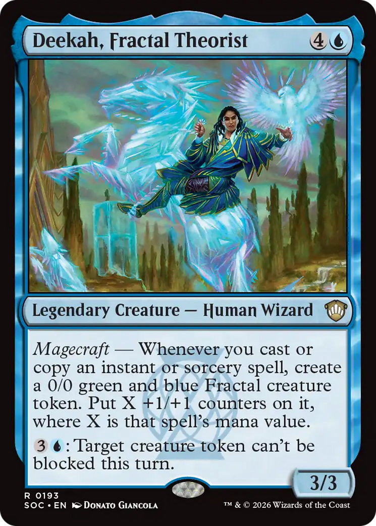 Deekah, Fractal Theorist [Secrets of Strixhaven Commander] | Magic Magpie