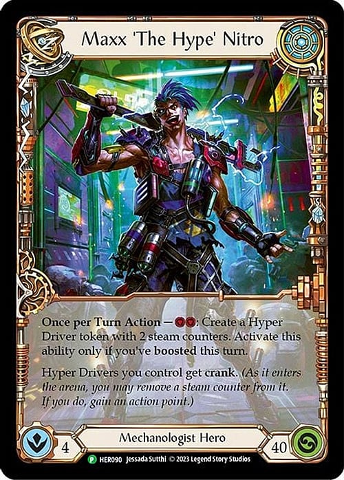 Maxx 'The Hype' Nitro [HER090] (Promo)  Cold Foil | Magic Magpie