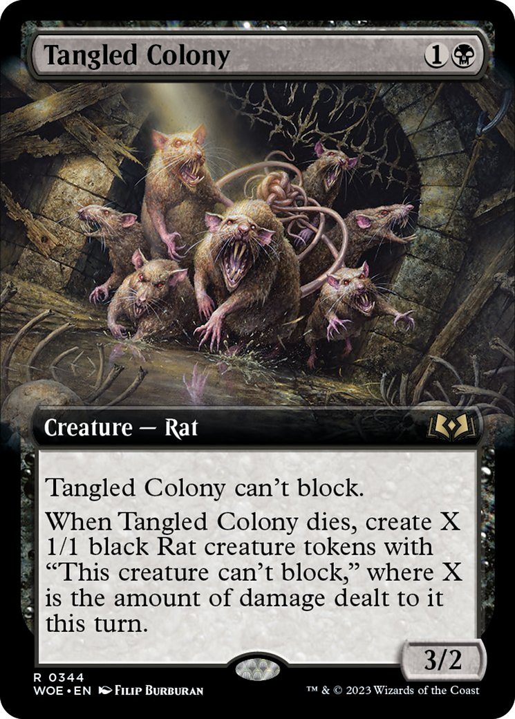 Tangled Colony (Extended Art) [Wilds of Eldraine] | Magic Magpie