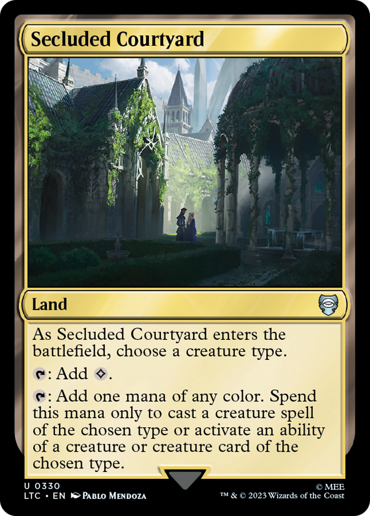 Secluded Courtyard [The Lord of the Rings: Tales of Middle-Earth Commander] | Magic Magpie