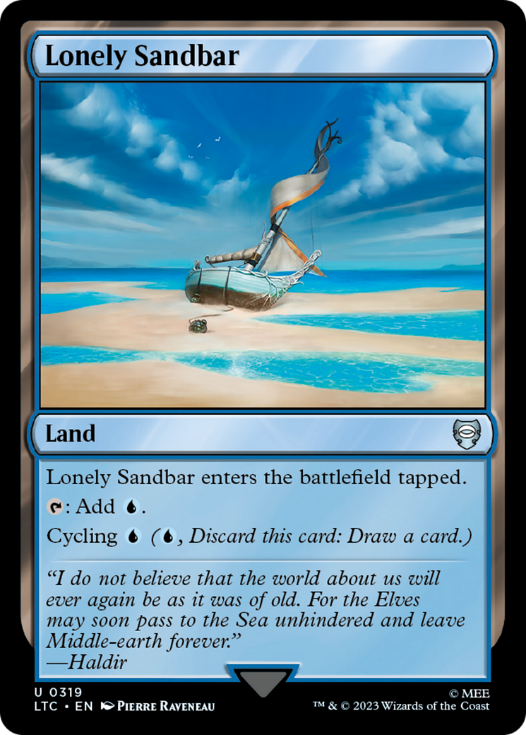 Lonely Sandbar [The Lord of the Rings: Tales of Middle-Earth Commander] | Magic Magpie