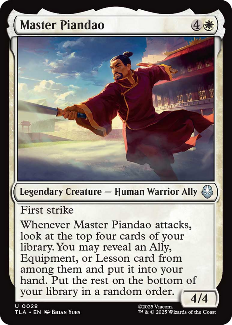 Master Piandao [Avatar: The Last Airbender] | Magic Magpie