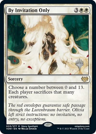 By Invitation Only (Promo Pack) [Innistrad: Crimson Vow Promos] | Magic Magpie