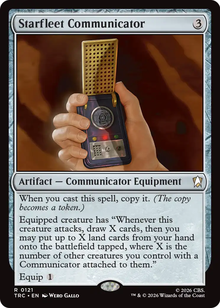 Starfleet Communicator [Star Trek Commander] | Magic Magpie