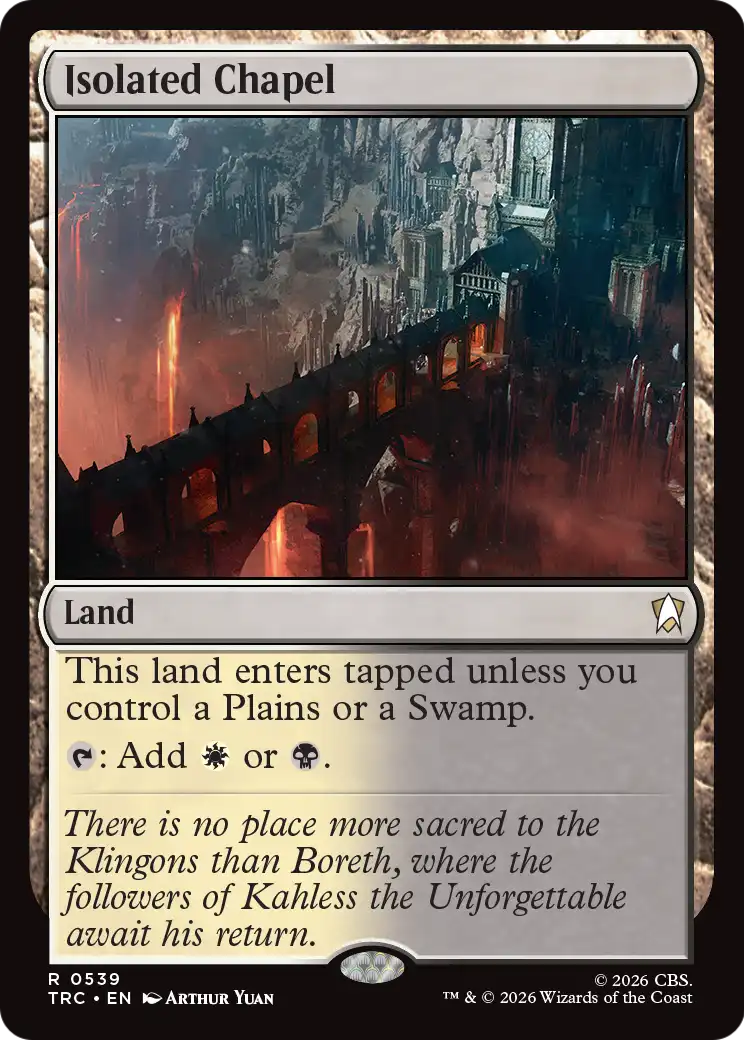 Isolated Chapel (Surge Foil) [Star Trek Commander] | Magic Magpie