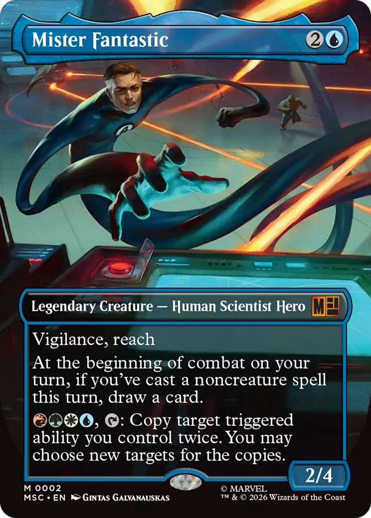 Mister Fantastic (Borderless) [Marvel Super Heroes Commander] | Magic Magpie