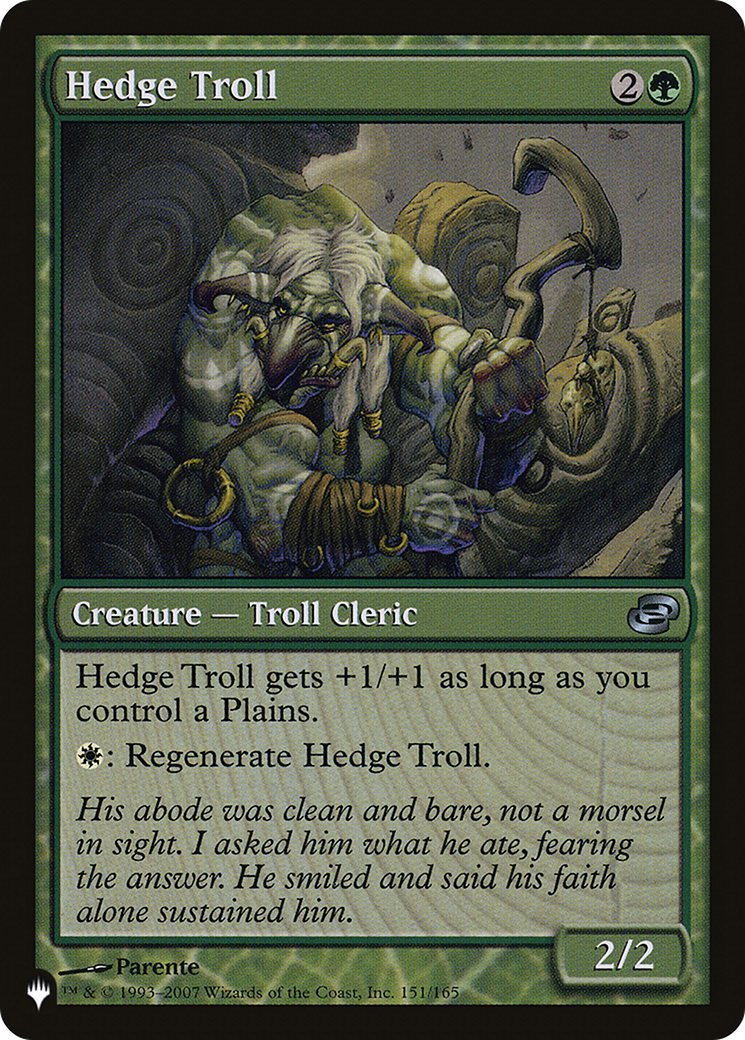 Hedge Troll [The List] | Magic Magpie