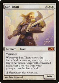 Sun Titan (M11) [Oversize Cards] | Magic Magpie