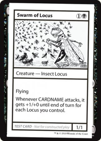 Swarm of Locus (2021 Edition) [Mystery Booster Playtest Cards] | Magic Magpie