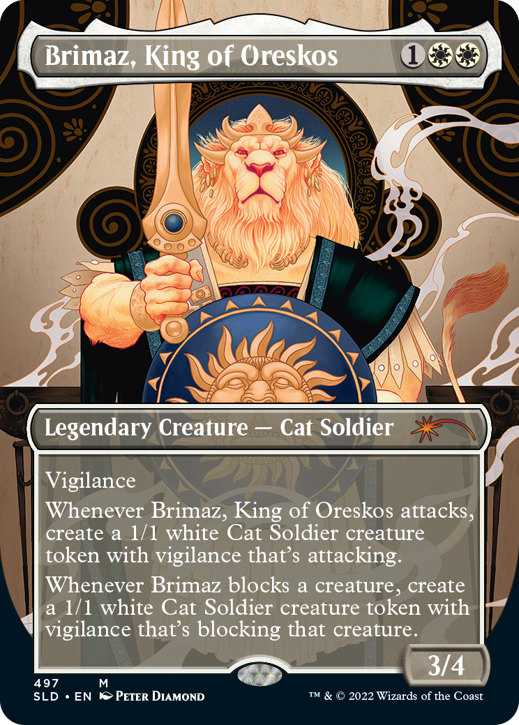 Brimaz, King of Oreskos (Borderless) [Secret Lair Drop Series] | Magic Magpie