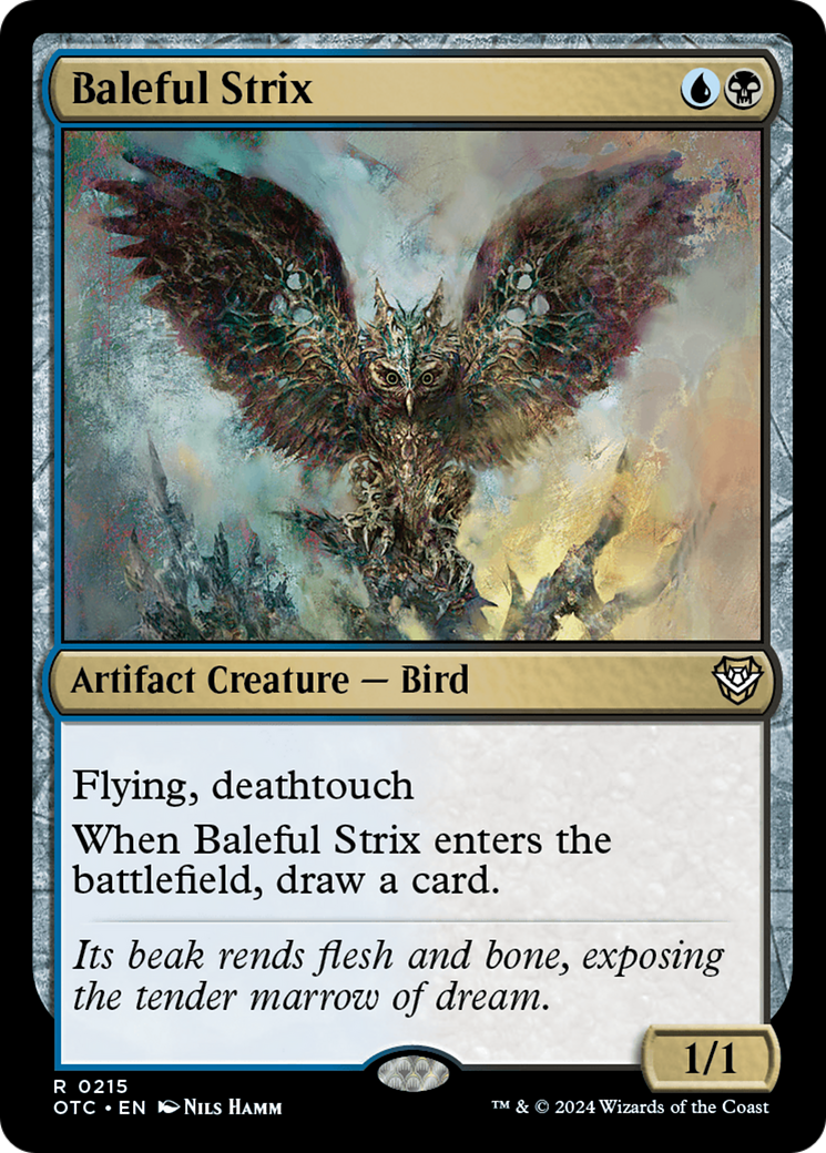 Baleful Strix [Outlaws of Thunder Junction Commander] | Magic Magpie