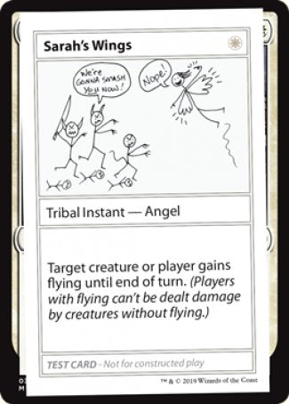 Sarah's Wings (2021 Edition) [Mystery Booster Playtest Cards] | Magic Magpie