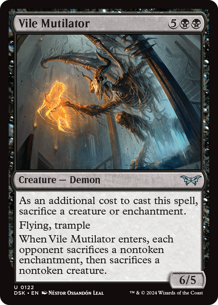 Vile Mutilator [Duskmourn: House of Horror] | Magic Magpie