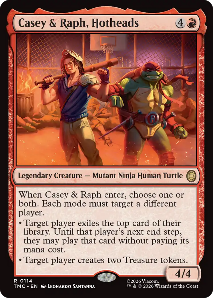 Casey & Raph, Hotheads [Teenage Mutant Ninja Turtles Commander] | Magic Magpie