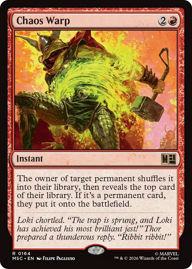 Chaos Warp [Marvel Super Heroes Commander] | Magic Magpie