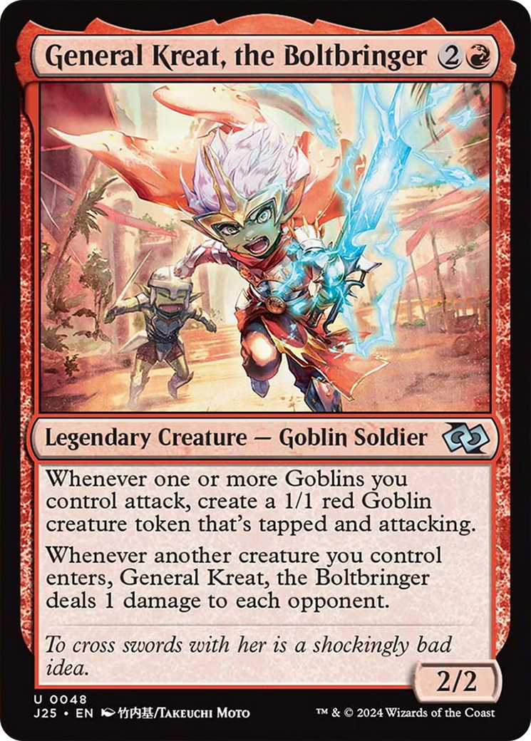 General Kreat, the Boltbringer (Anime) [Foundations Jumpstart] | Magic Magpie