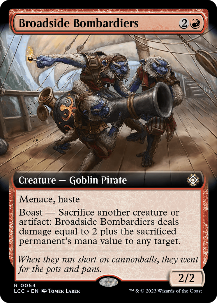 Broadside Bombardiers (Extended Art) [The Lost Caverns of Ixalan Commander] | Magic Magpie
