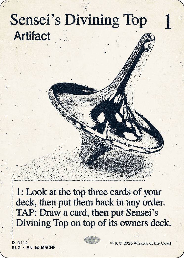Sensei's Divining Top (0112) [Secret Lair x MSCHF: The Zeta Set] | Magic Magpie