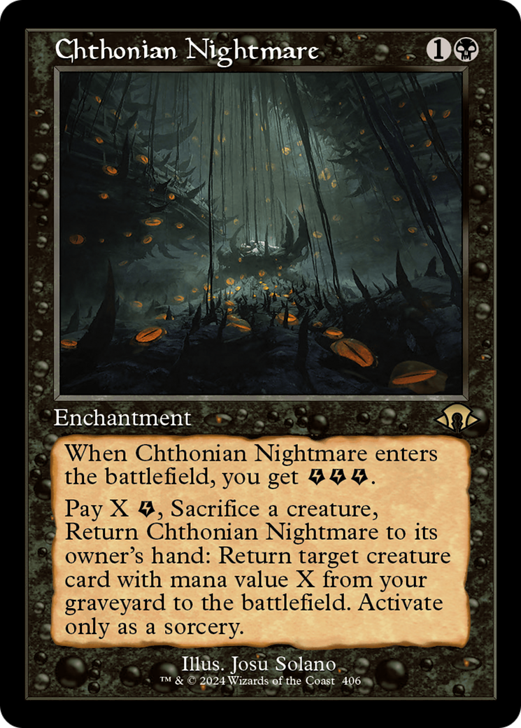 Chthonian Nightmare (Retro) [Modern Horizons 3] | Magic Magpie