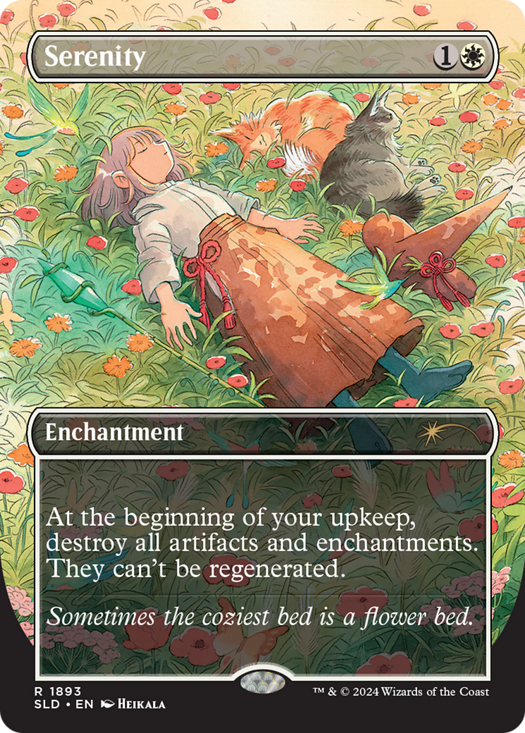 Serenity (Rainbow Foil) [Secret Lair Drop Series] | Magic Magpie