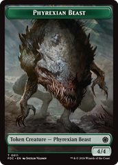 Beast // Phyrexian Beast Double-Sided Token [Foundations Commander Tokens] | Magic Magpie
