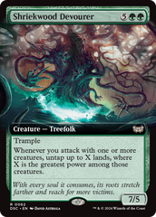 Shriekwood Devourer (Extended Art) [Duskmourn: House of Horror Commander] | Magic Magpie