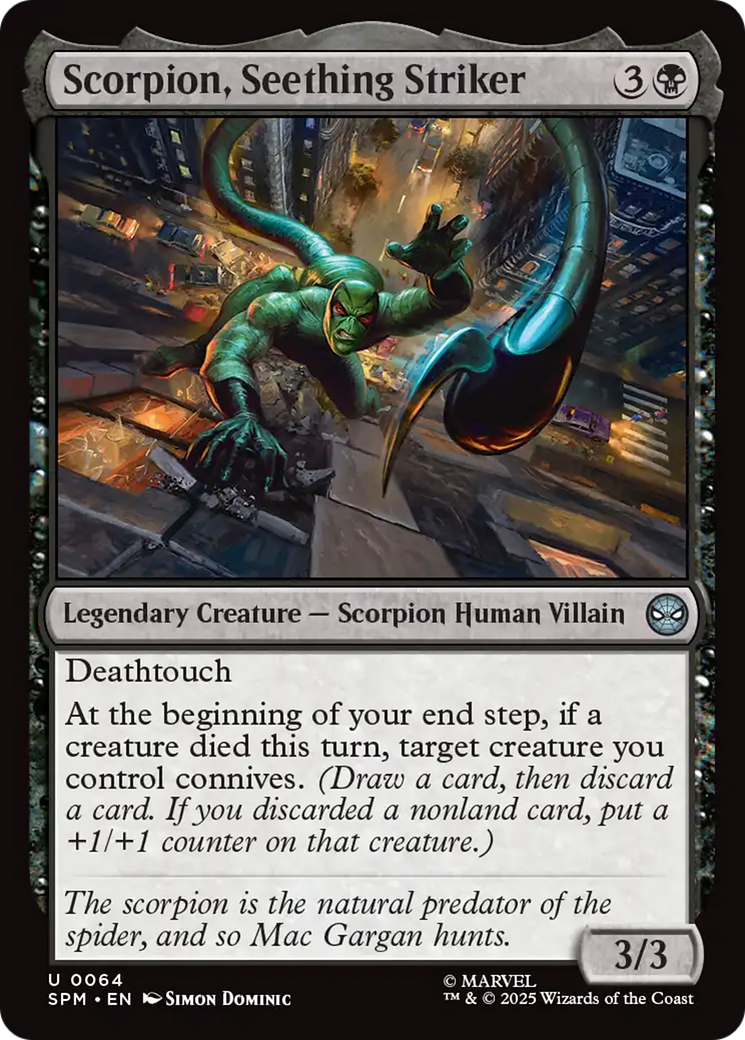 Scorpion, Seething Striker [Marvel's Spider-Man] | Magic Magpie