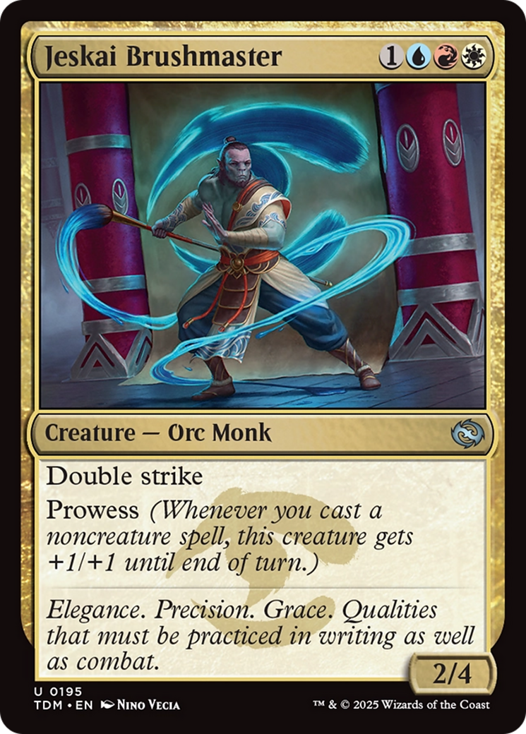 Jeskai Brushmaster [Tarkir: Dragonstorm] | Magic Magpie