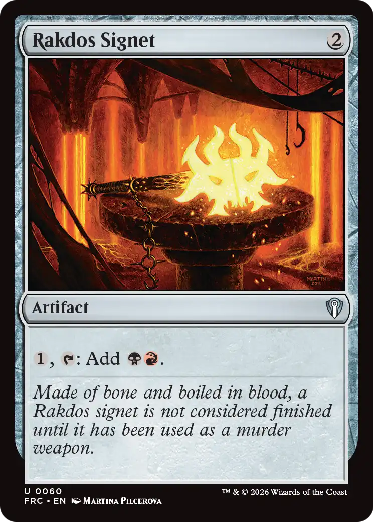 Rakdos Signet [Reality Fracture Commander] | Magic Magpie