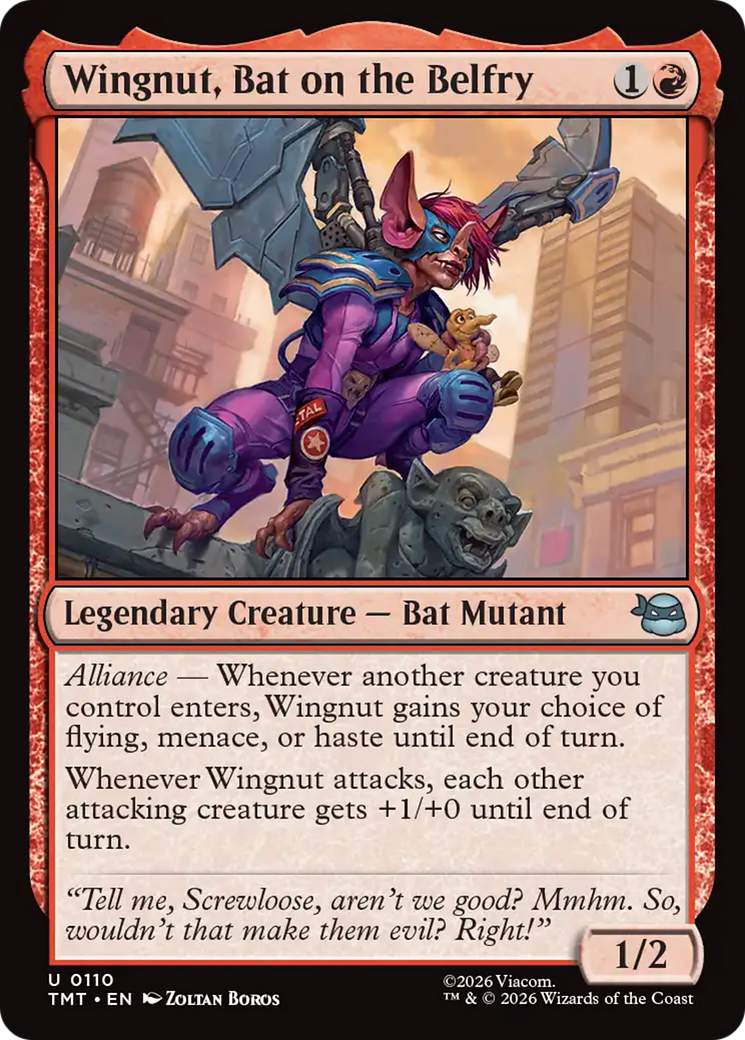Wingnut, Bat on the Belfry [Teenage Mutant Ninja Turtles] | Magic Magpie