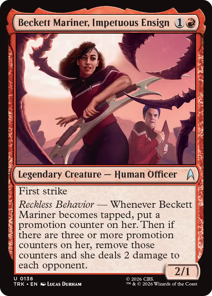 Beckett Mariner, Impetuous Ensign [Star Trek] | Magic Magpie